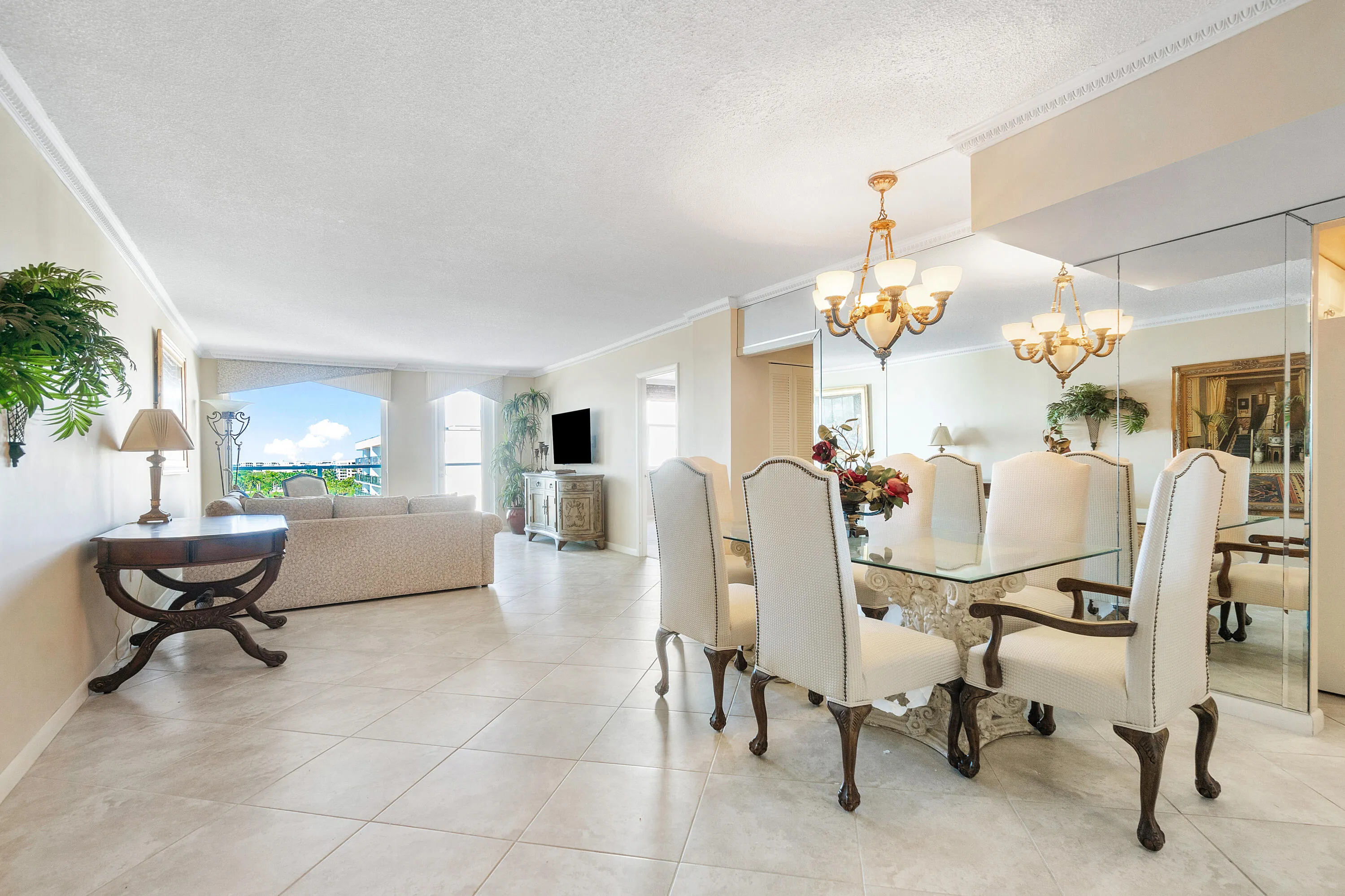 Living & Dining Room w/ Views