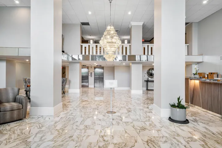 Lobby w/ Front Desk Service