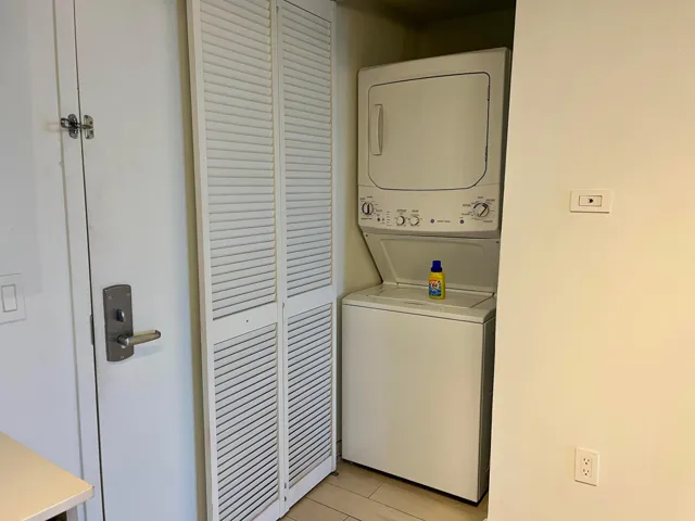 14. Washer and dryer
