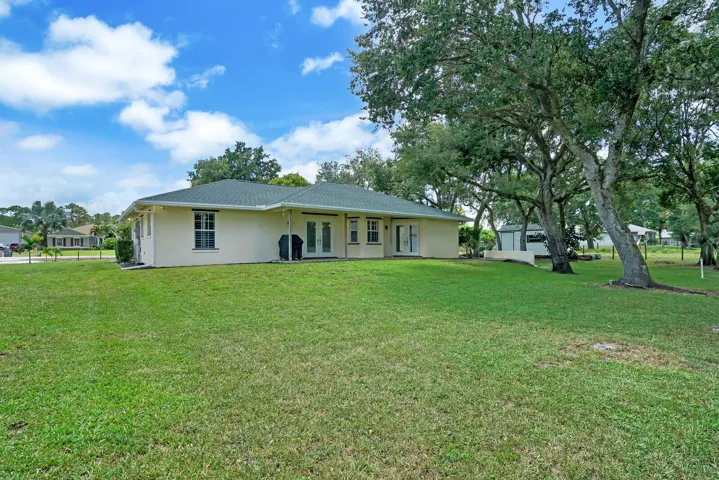 Rear Of Home