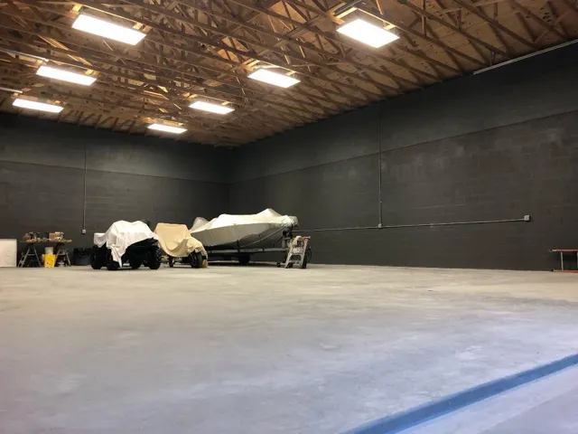 Interior Of Detached Garage
