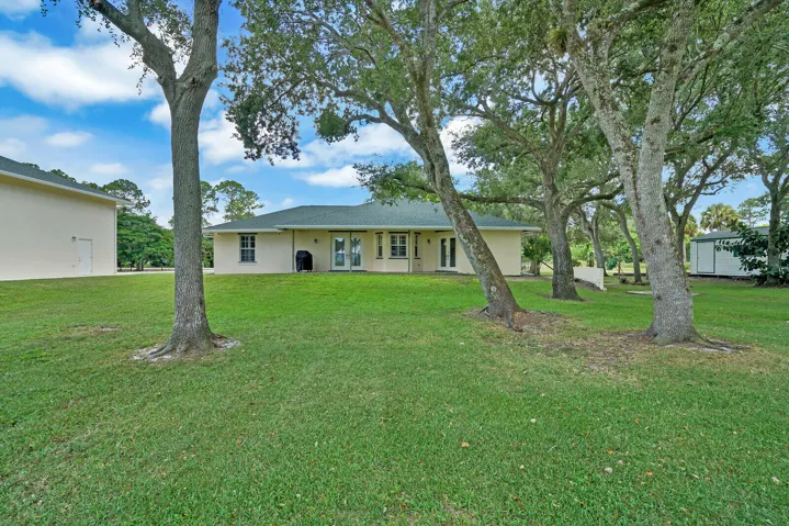 Rear Of Home
