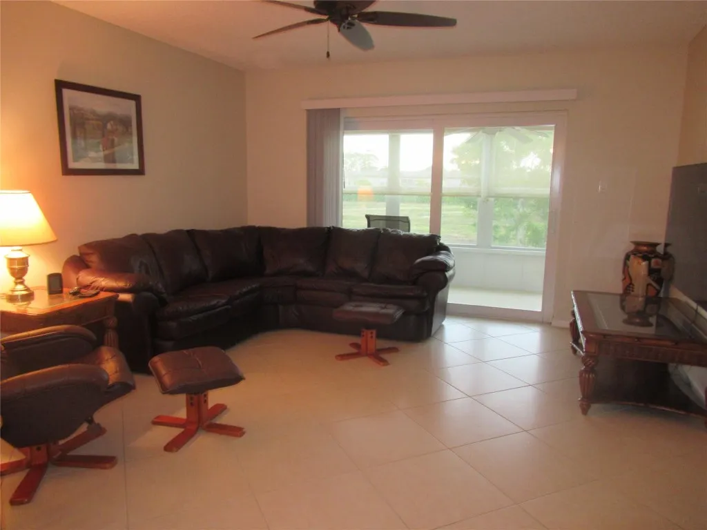 LIVING ROOM - access to enclosed patio