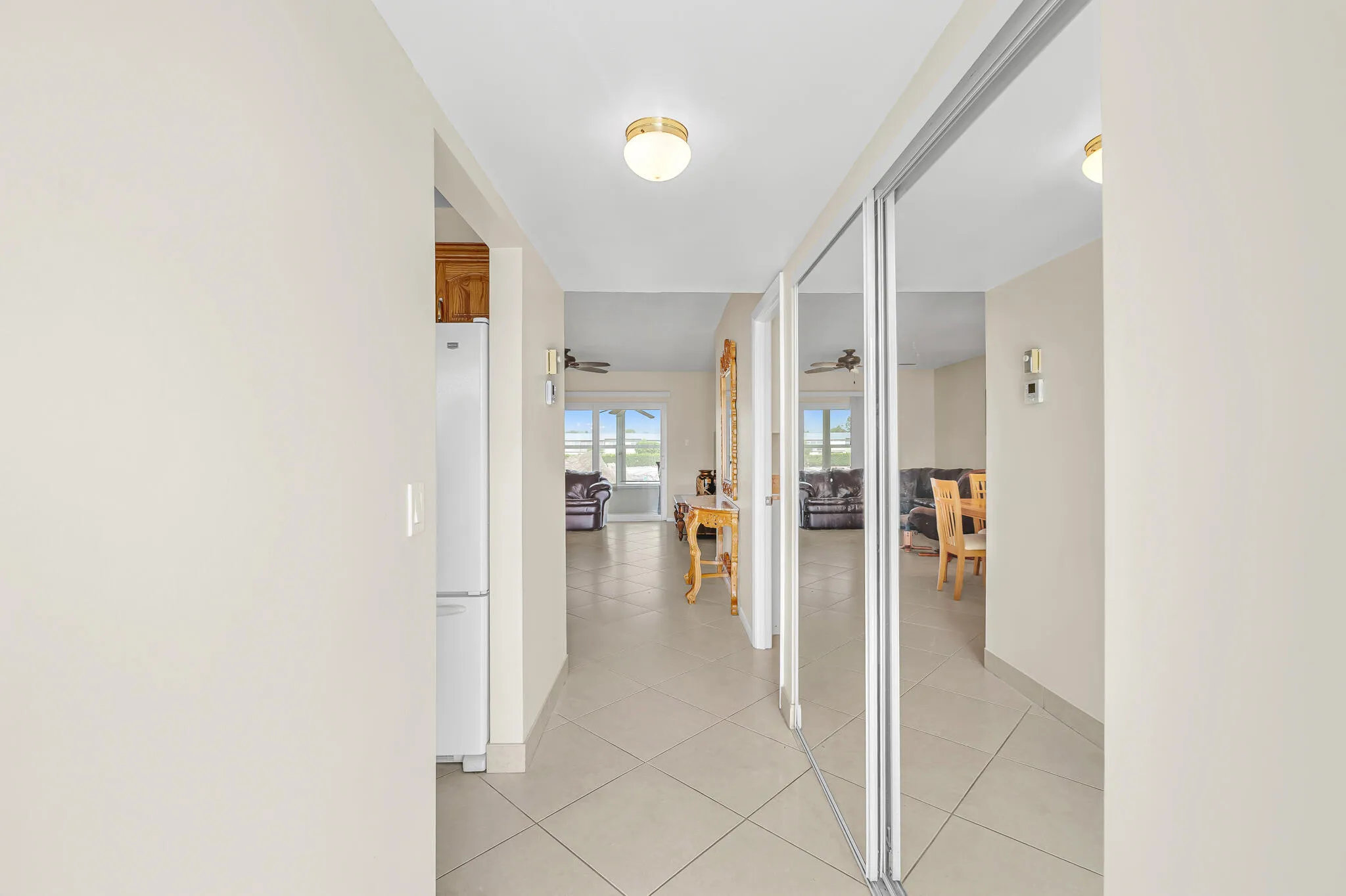 SPACIOUS ENTRY - Access to kitchen. Large storage closet