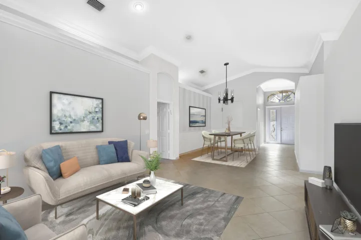 living room dining room updated