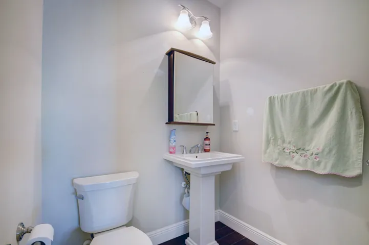 half guest bathroom