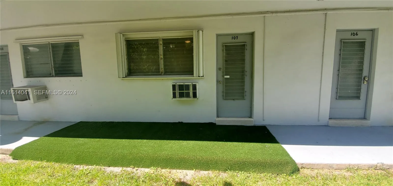 Rear of Unit