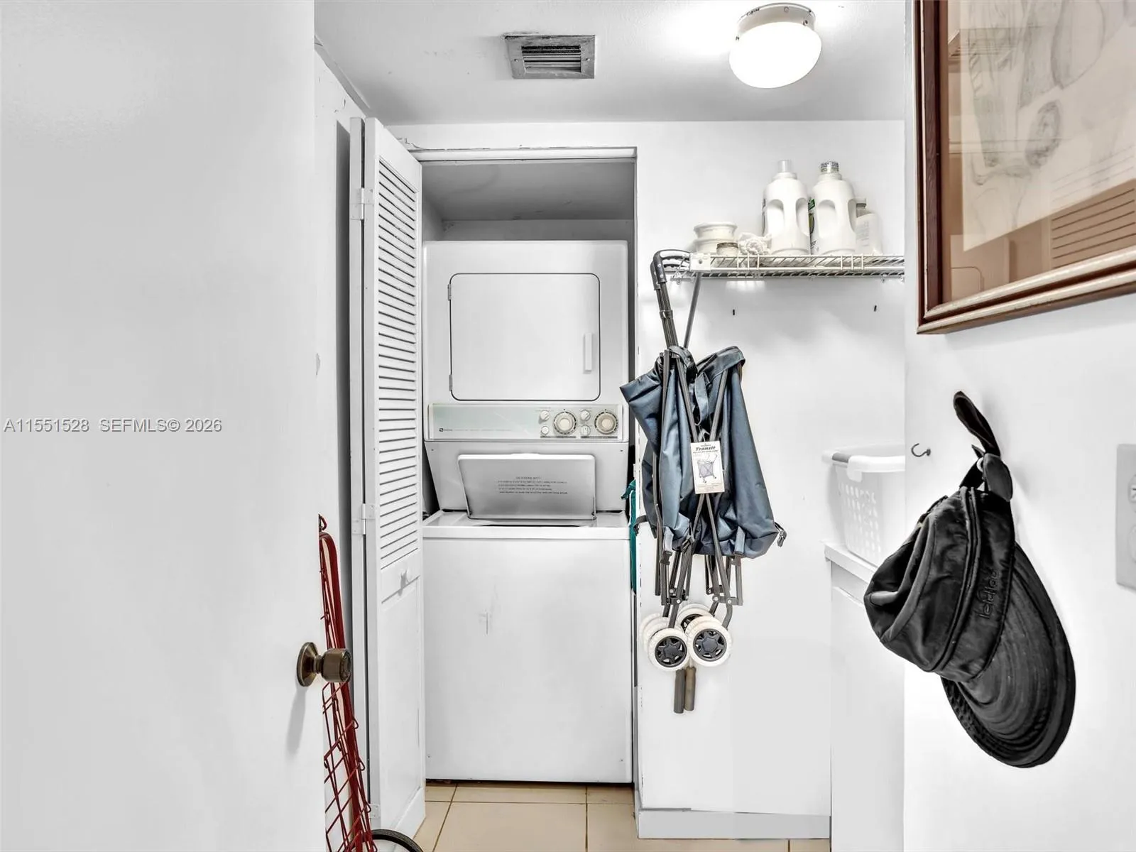 Laundry and storage room