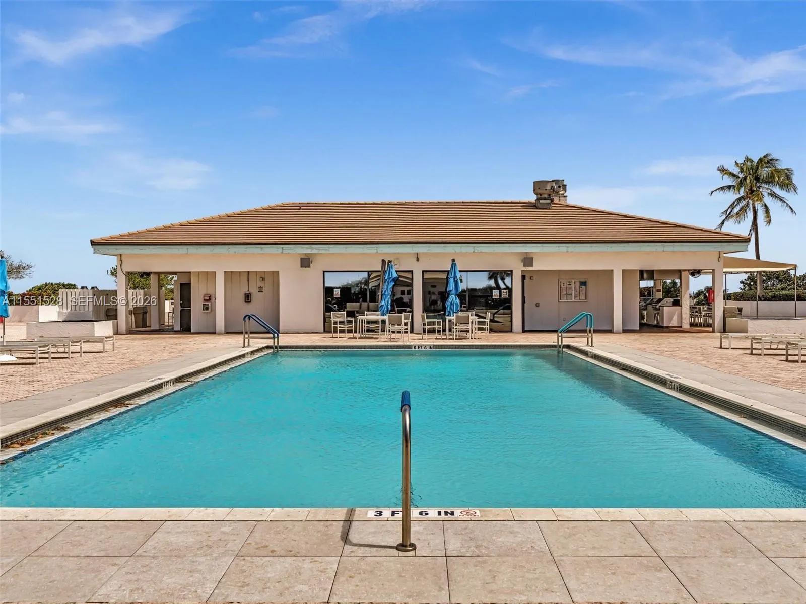 Two heated pools