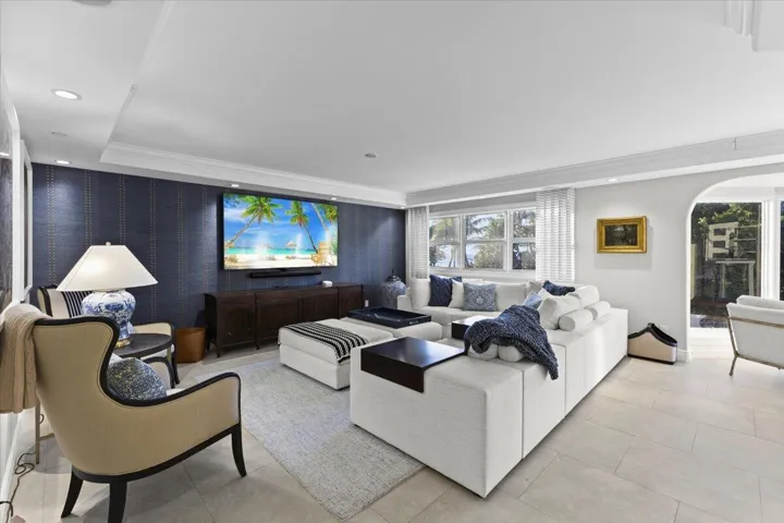 Upper level living room