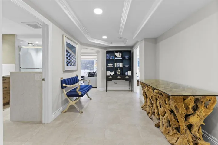 Lower level hallway (alternate view)