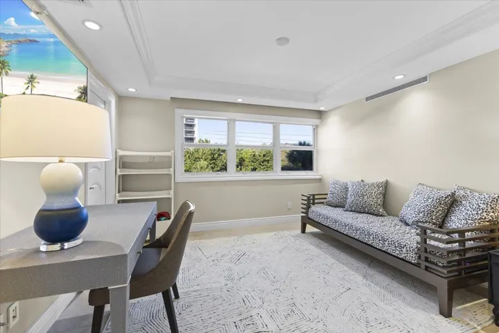 Lower level guest bedroom