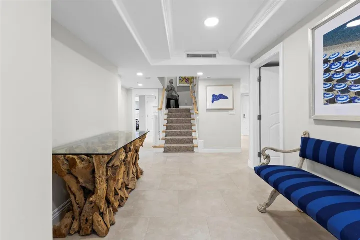 Lower level hallway