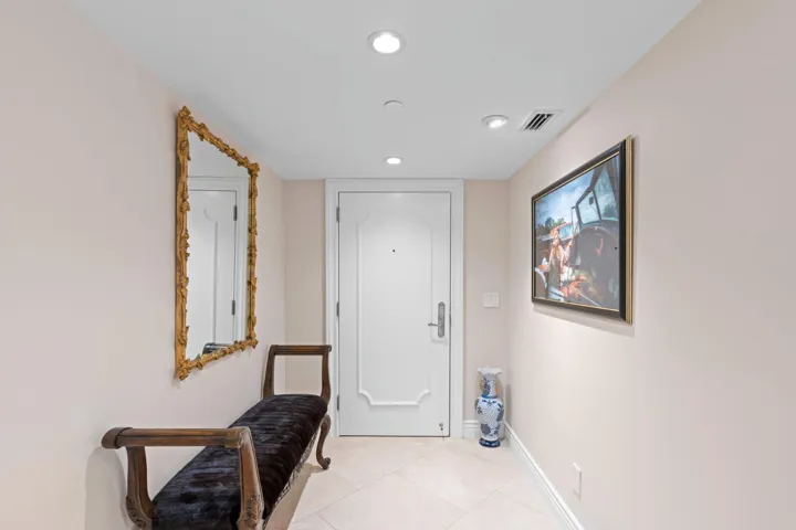 Upper level entry hall