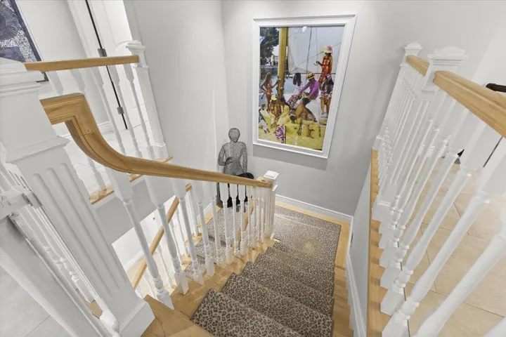 Staircase to lower level
