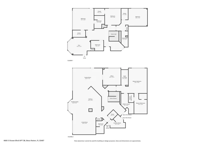 Floor plan - both levels combined