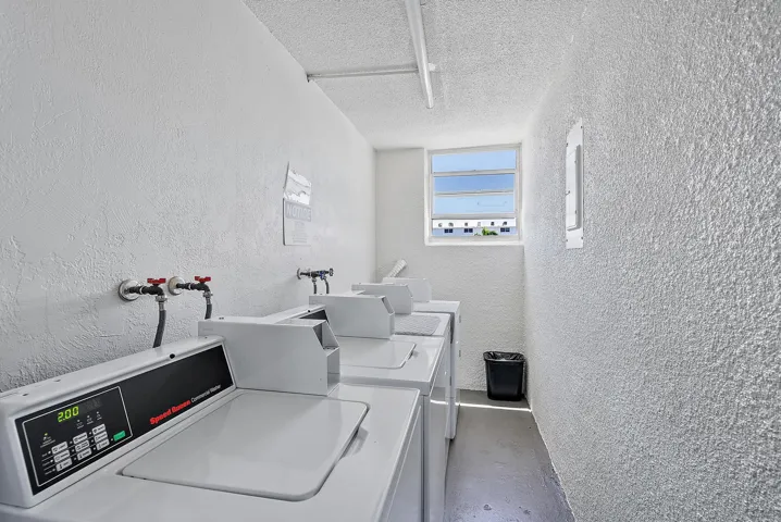 Community washer/dryer.