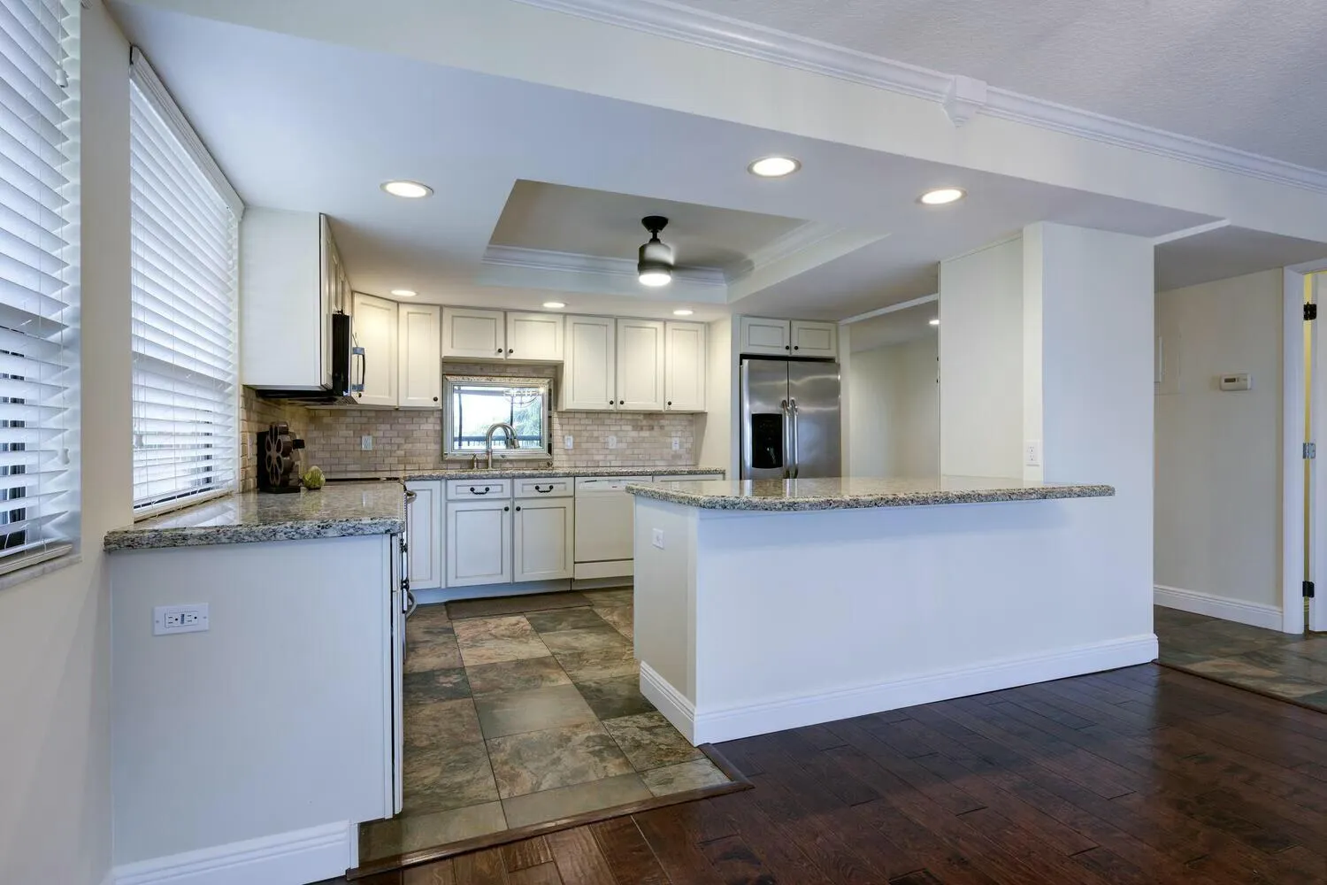 Kitchen from living room