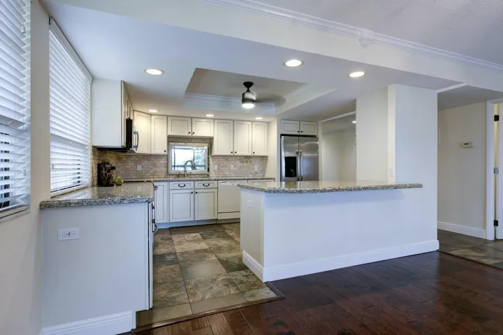 Kitchen from living room