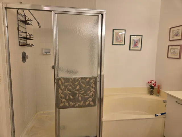 TUB AND SEPARATE SHOWER