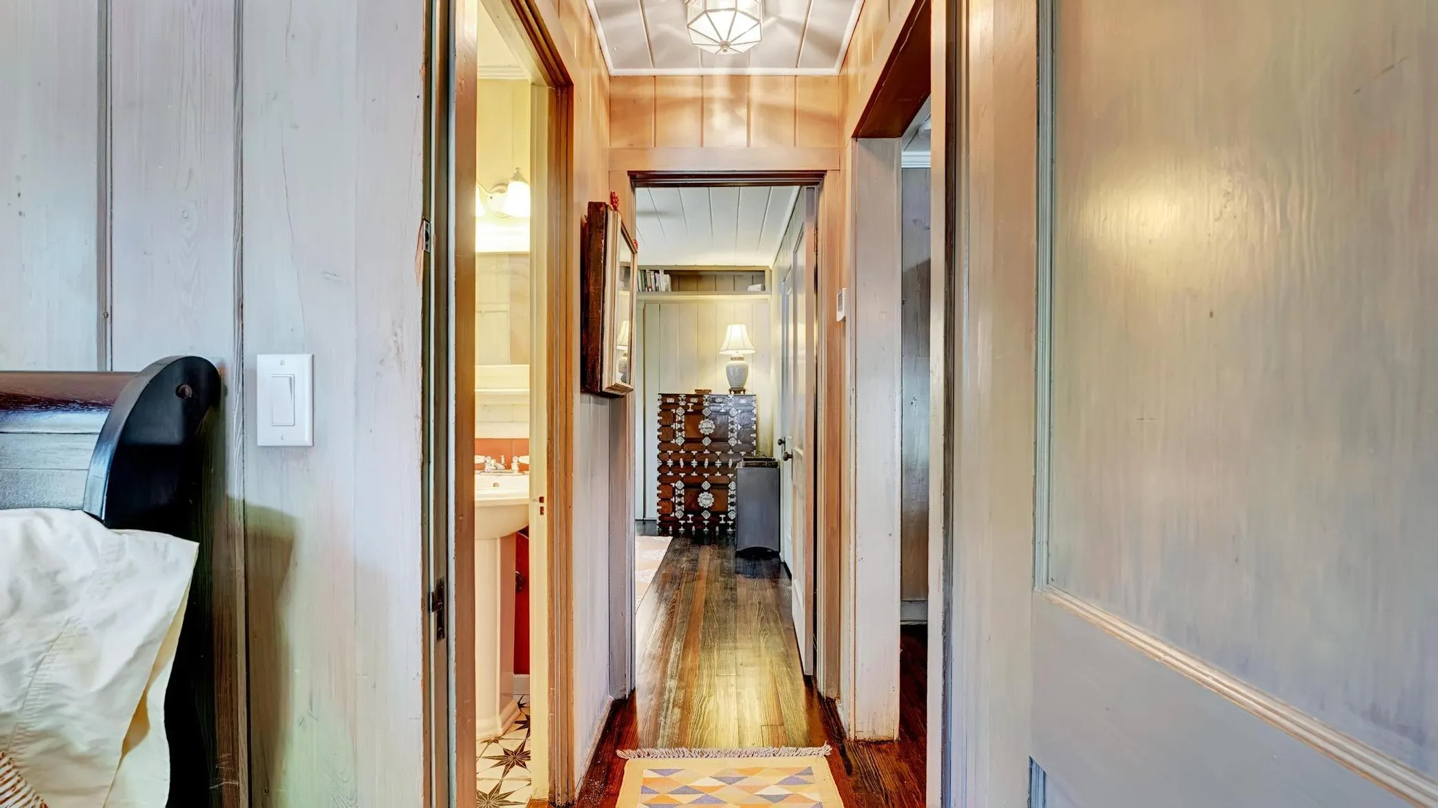 Hallway between master and 2nd bedroom