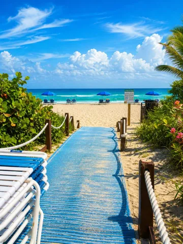 PRIVATE ENTRANCE TO BEACH