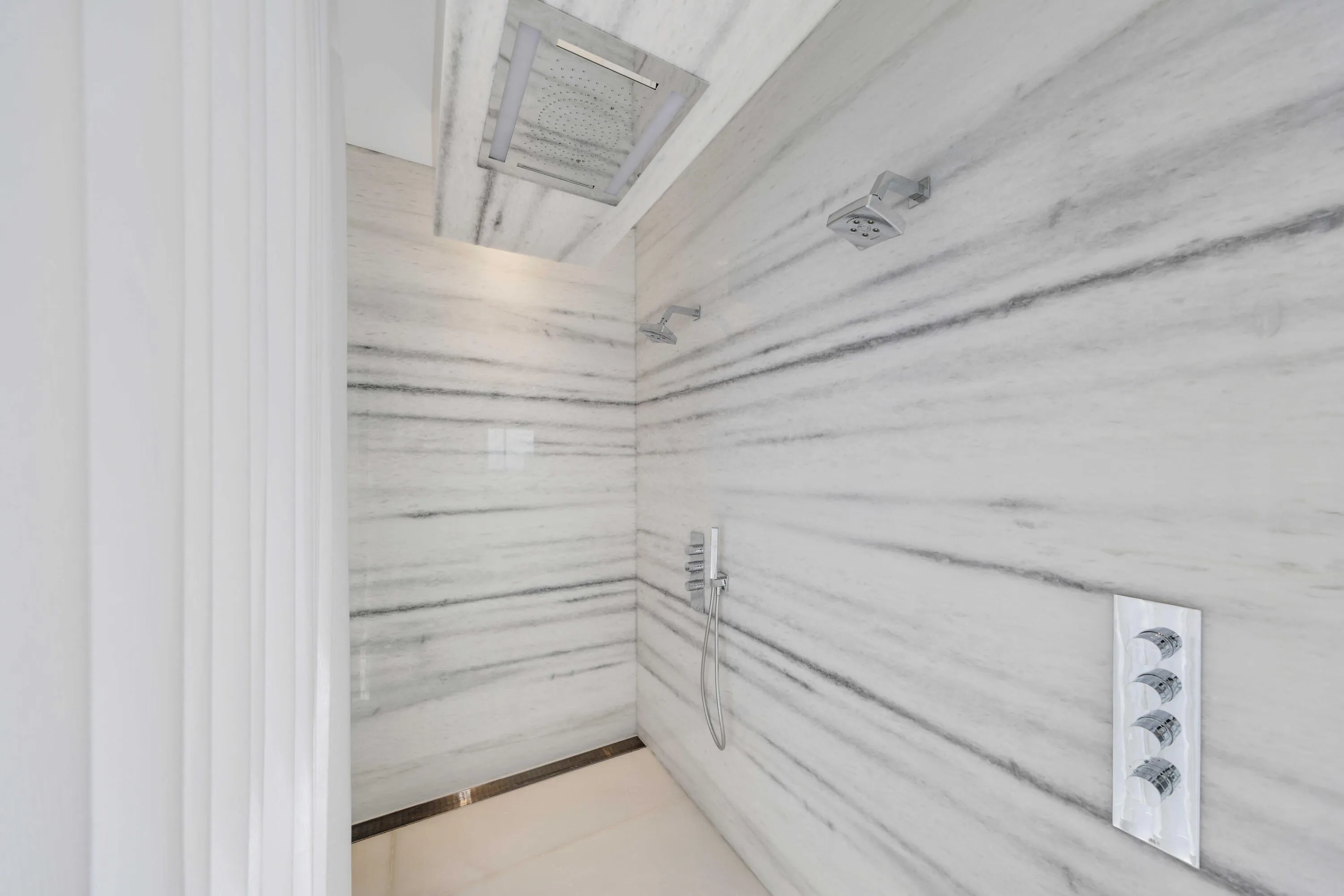 Primary Bathroom Double Shower