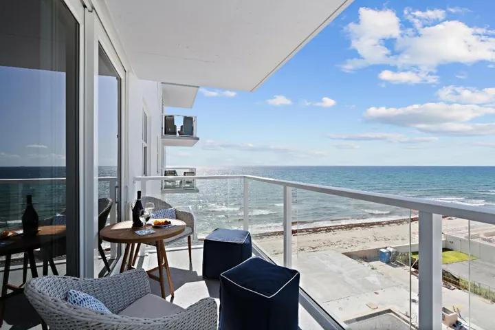 Balcony & view