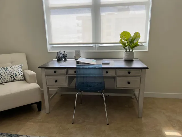 Master Bedroom offers the perfect location for working while enjoying the ocean viewd