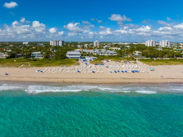 VIEWS OF THE BEAUTIFUL GLIMMERING WATERS OF DELRAY BEACH.