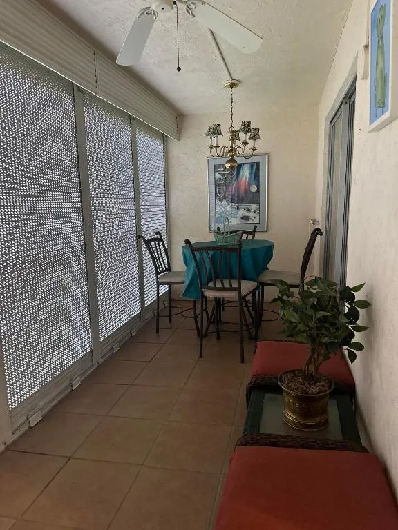Balcony roller shades