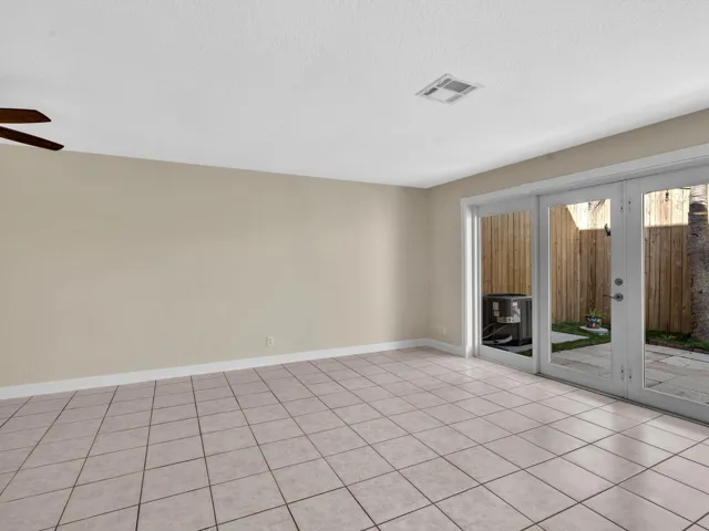 Spacious and bright.