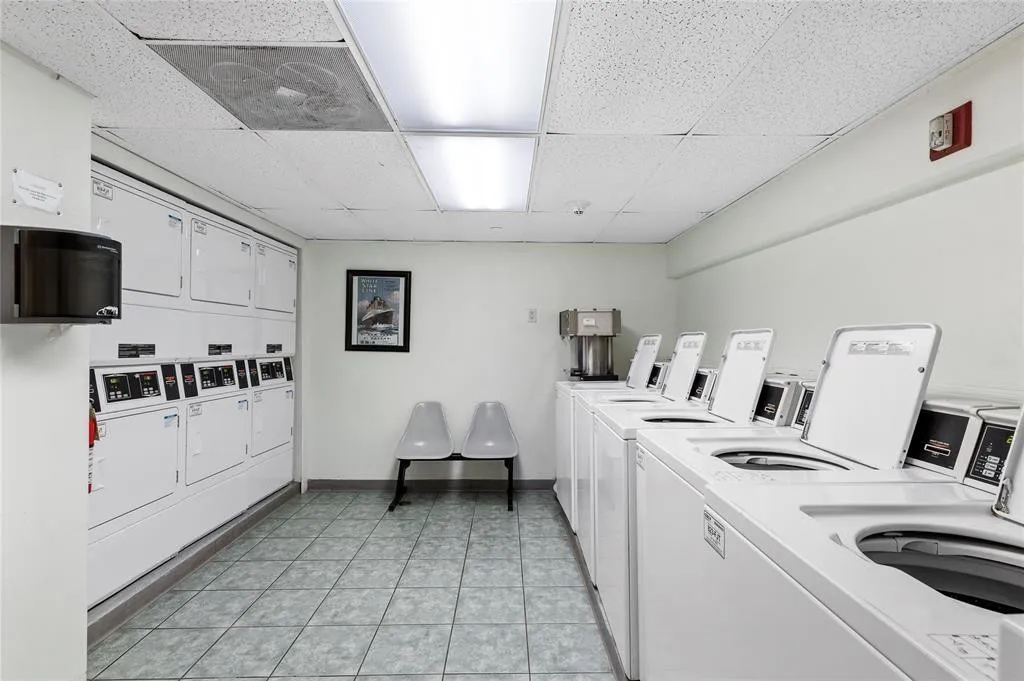 Building laundry room