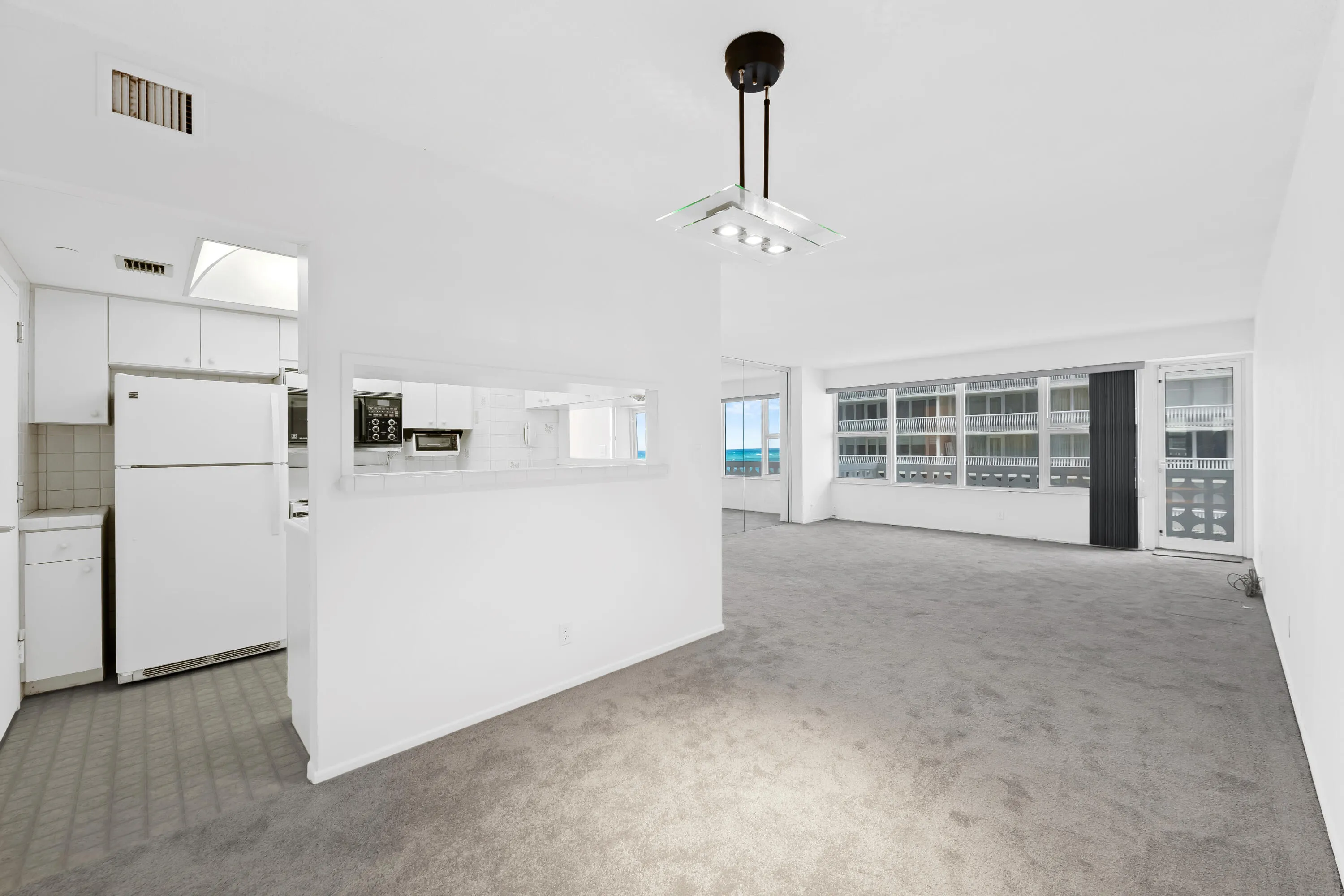 Dining area and kitchen