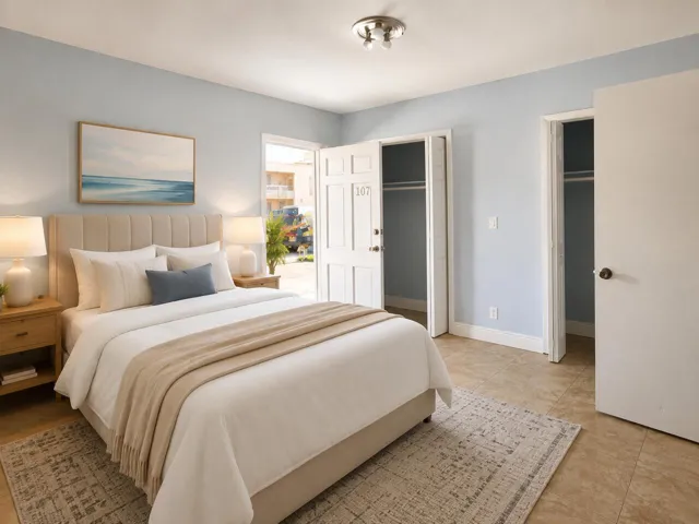 STAGED BEDROOOM