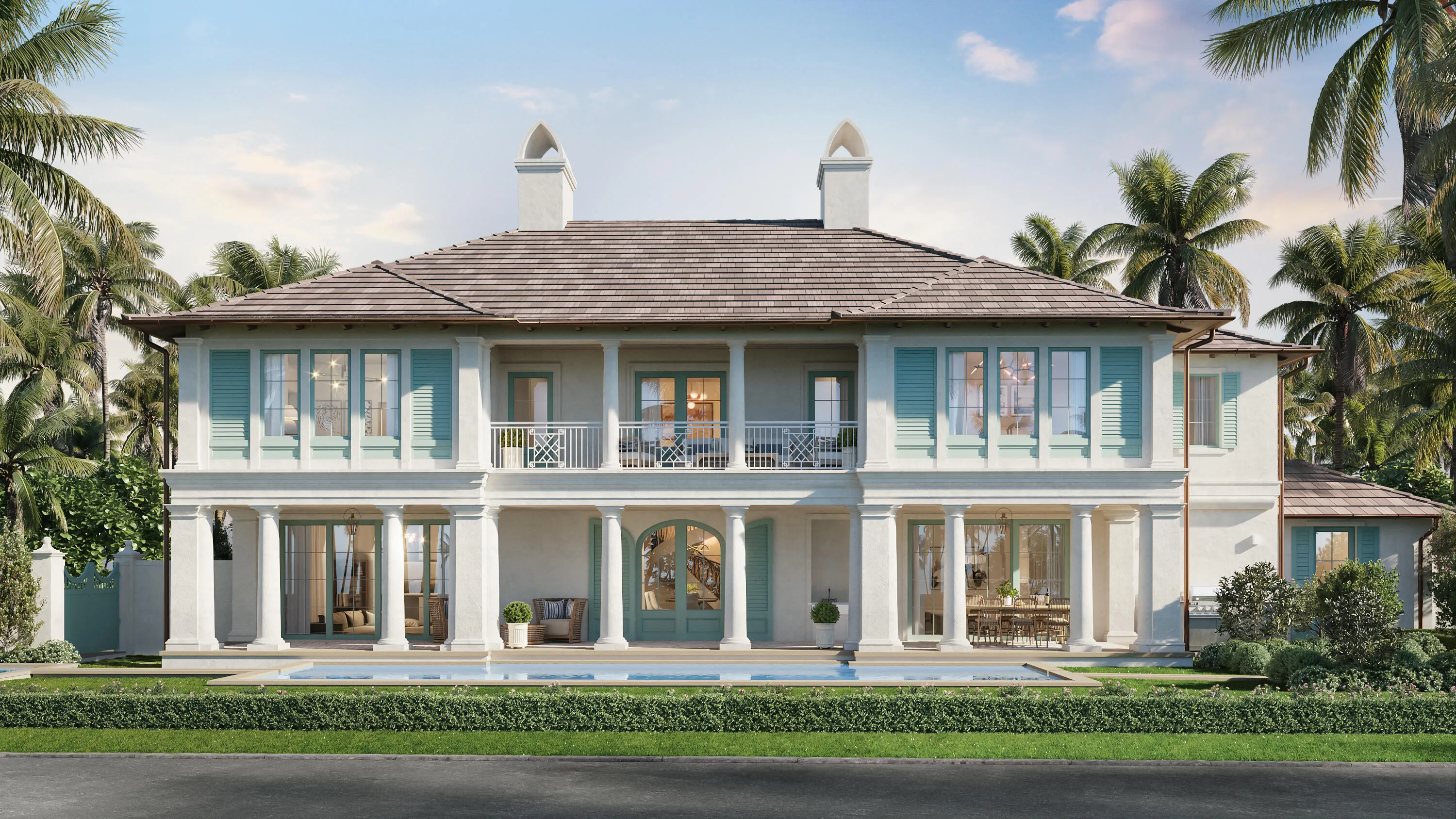 New Construction Ocean Front Estate Home