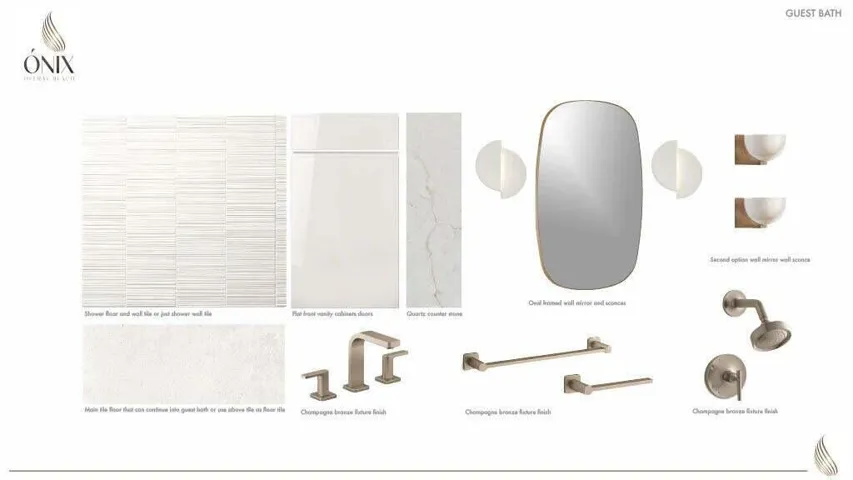 INTERIOR DESIGN GUEST BATH FITTINGS