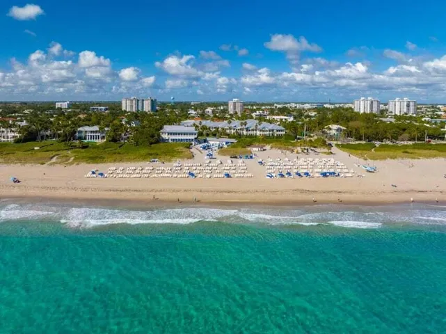 VIEWS OF THE BEAUTIFUL GLIMMERING WATERS OF DELRAY BEACH.
