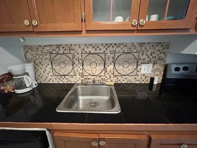 Beautiful tile backsplash