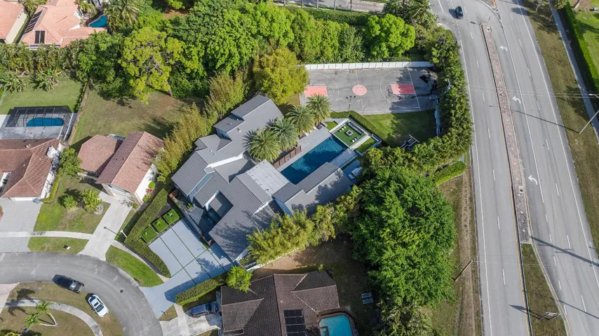 aerial view