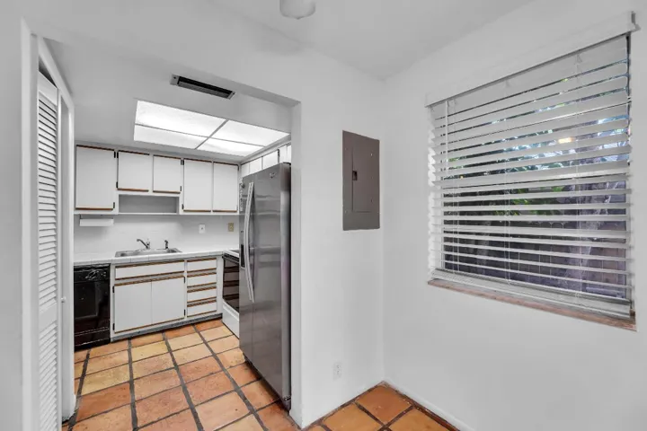 View from bonus room to kitchen