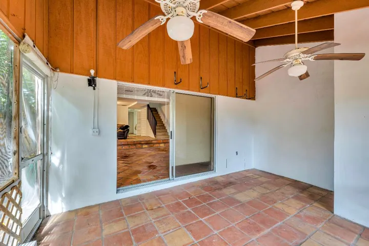 Screened patio