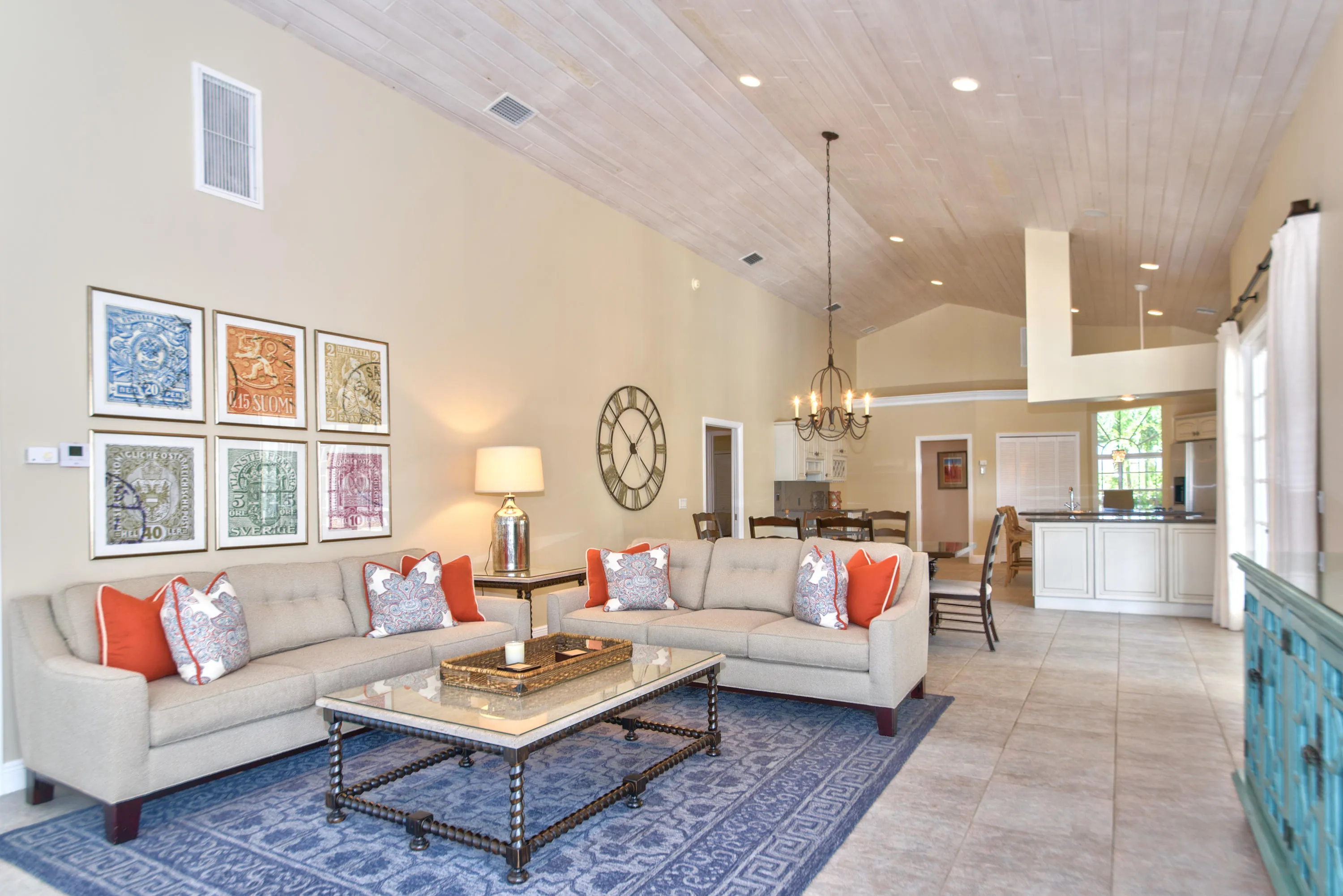 Living room with tv