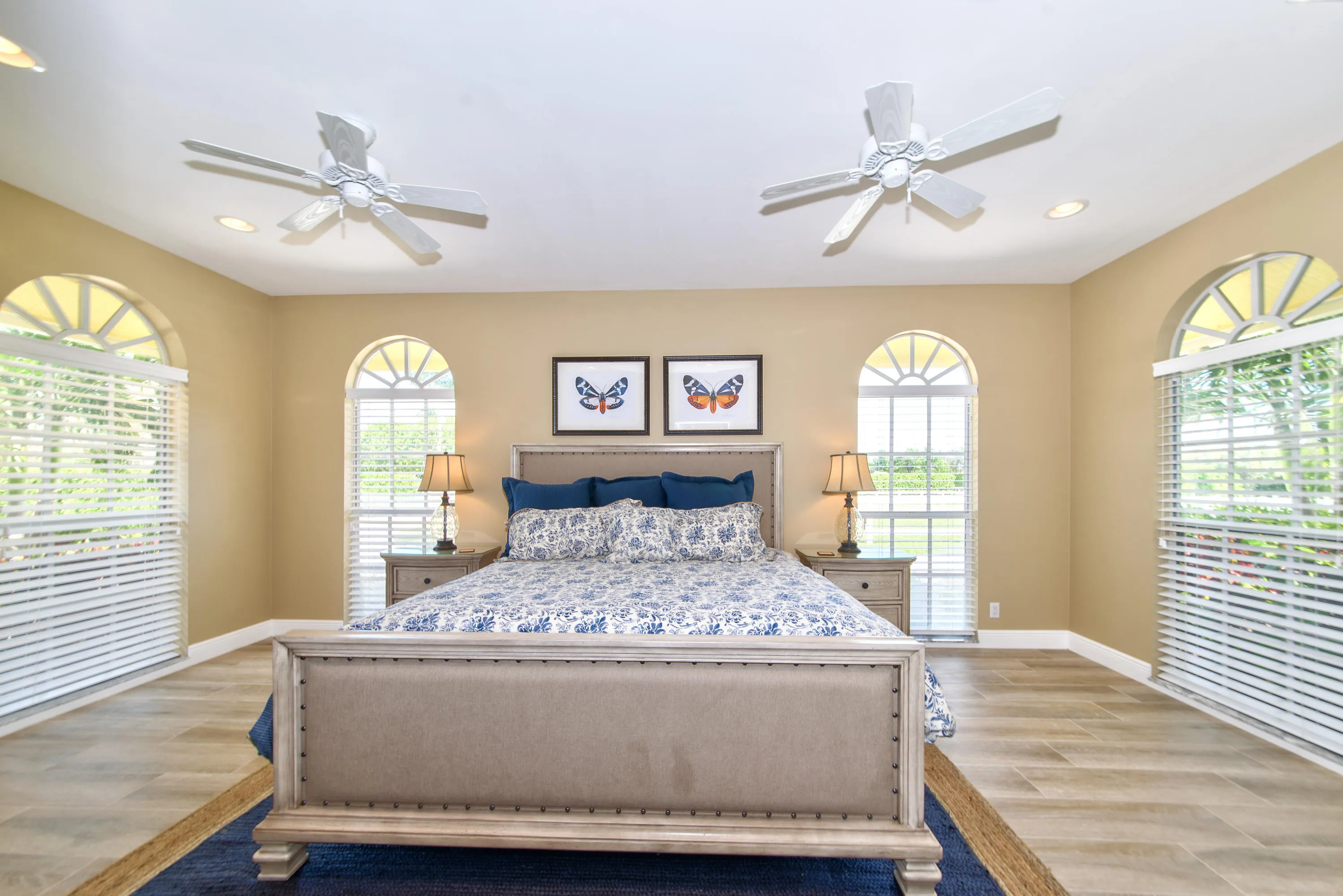 Guest bedroom with king bed