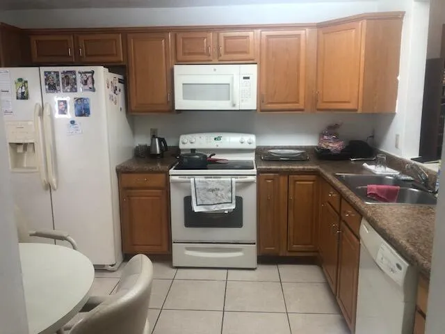 the kitchen