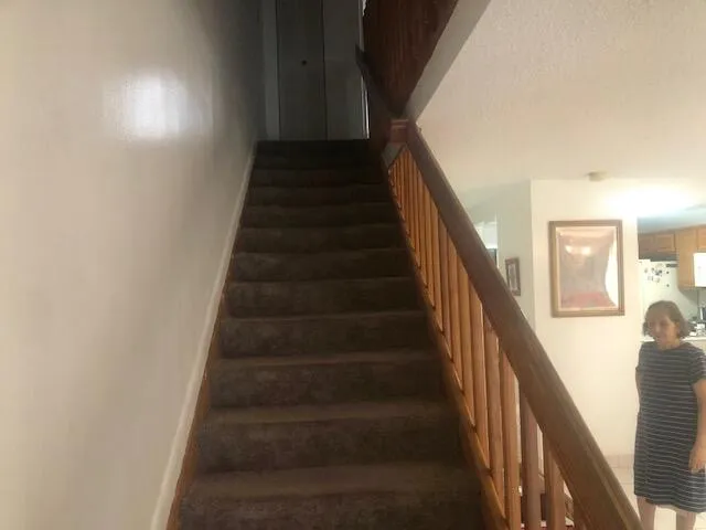 the stairs