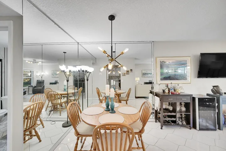 Dining and living room