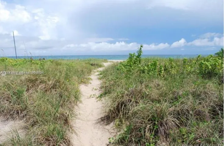 Private Access to the Beach from the property