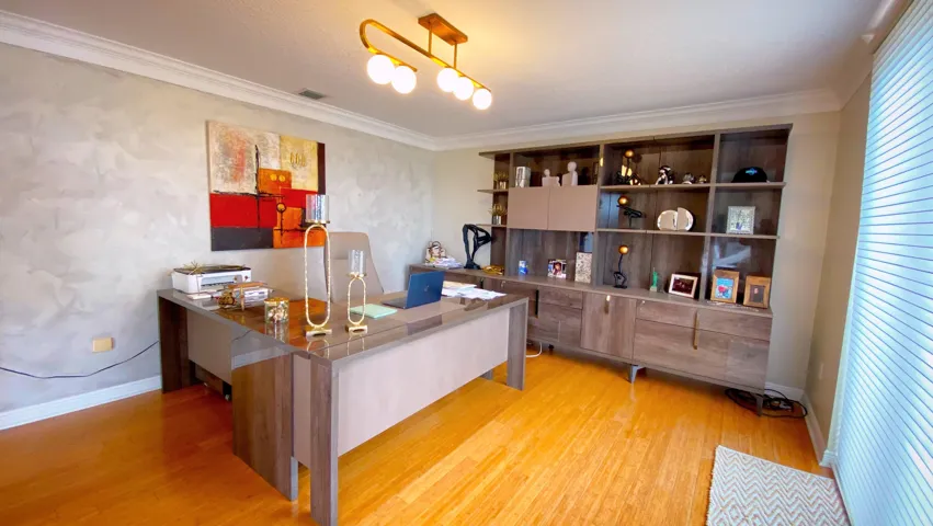 Office connected to master bedroom