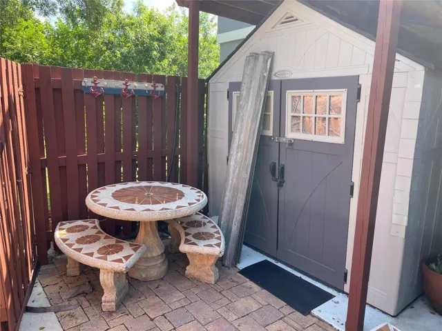 Courtyard Storage Shed